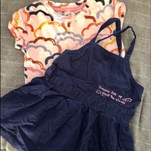 Cat & Jack corduroy dress 2 piece set